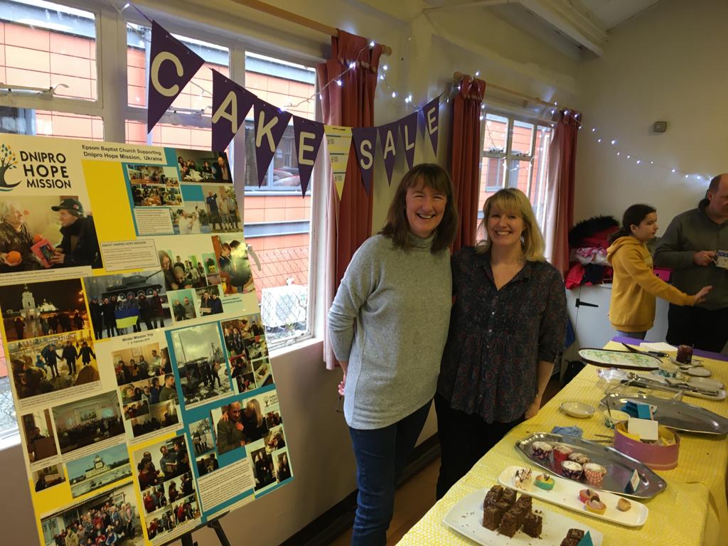 Cake Sale at Epsom Baptist Church Raises £400 for DHM