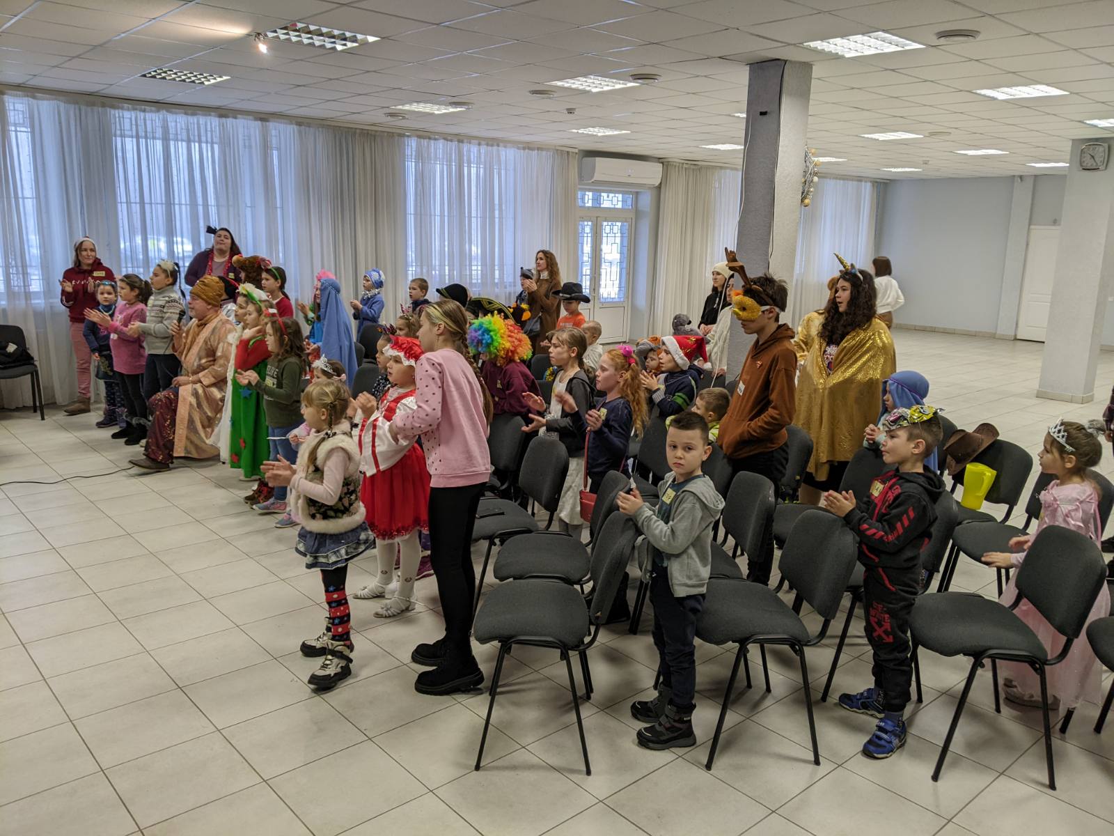 Poltava Baptist Church Leads a Christmas Children’s Camp