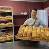 Distributing Bread to People in the War-Torn Donetsk Region